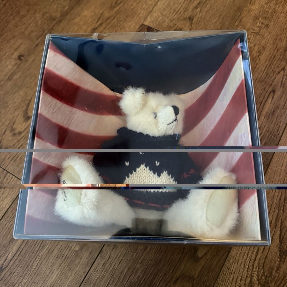 Mary Meyer Americana 1995 Green Mountain Signature Teddy Bear Signed Boxed